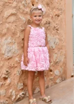 Angels Face Παιδική Φούστα με 3D τριαντάφυλλα Blossom για Κορίτσι Ροζ 26-FAIRY PINK-BLOSSOM-ROSES - Image 3