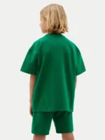 Calvin Klein Παιδικό Σετ T-Shirt & Σορτσάκι Ottoman για Αγόρι Πράσινο LVCKSJI19B-MRW - Image 2