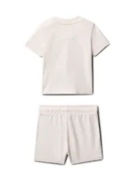 Calvin Klein Παιδικό Σετ Πλεκτό 2 Τεμαχίων με Σορτσάκι για Κορίτσι Εκρού LVCKSJI11B-TEV – Bild 2