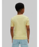 Calvin Klein Παιδικό Κοντομάνικο T-Shirt με Logo για Αγόρι Κίτρινο LVCKSJA07B-ZA0 – Bild 3