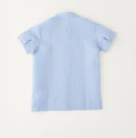 iDo Βρεφικό Πουκάμισο Κοντομάνικο για Αγόρι Μπλε 4G157-3632 - Image 2