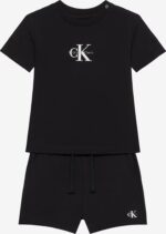 Calvin Klein Παιδικό Σετ 2 Τεμαχίων με Σορτσάκι για Αγόρι Μαύρο LVCKSJI09B-BEH