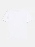 Calvin Klein Παιδικό Κοντομάνικο T-Shirt με Logo στο Στήθος για Κορίτσι Λευκό LV1CKSJA31-YAF – Bild 4