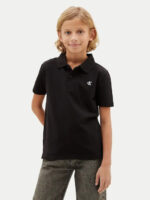 Calvin Klein Παιδικό Μονόχρωμο Πόλο για Αγόρι Μαύρο LVCKSJB29B-BEH