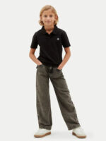 Calvin Klein Παιδικό Μονόχρωμο Πόλο για Αγόρι Μαύρο LVCKSJB29B-BEH - Image 4