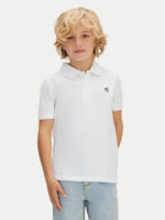 Calvin Klein Παιδικό Μονόχρωμο Πόλο για Αγόρι Λευκό LVCKSJB29B-YAF