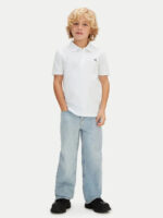 Calvin Klein Παιδικό Μονόχρωμο Πόλο για Αγόρι Λευκό LVCKSJB29B-YAF - Image 3