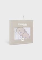 Mayoral Newborn Βρεφική Πετσέτα προσώπου με ζωάκι για Κορίτσι Εκρού 26-09118-083 - Image 4