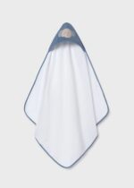 Mayoral Newborn Βρεφική Πετσέτα προσώπου με ζωάκι για Κορίτσι Λεύκο 26-09118-085