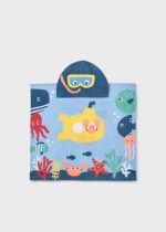 Mayoral Newborn Βρεφική Μπουρνουζοπετσέτα για Αγόρι Μπλε 26-09114-074