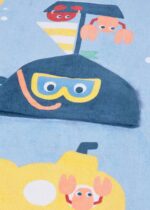 Mayoral Newborn Βρεφική Μπουρνουζοπετσέτα για Αγόρι Μπλε 26-09114-074 - Image 3