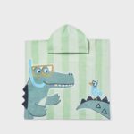 Mayoral Newborn Βρεφική Μπουρνουζοπετσέτα για Αγόρι Πράσινο 26-09114-073