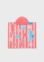 Mayoral Newborn Βρεφική Μπουρνουζοπετσέτα για Κορίτσι Πορτοκαλί 26-09114-075