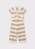 Mayoral Παιδικό Σετ πλεκτό Παντελόνιού μακρύ για Κορίτσι Σταμπωτό 26-03595-067