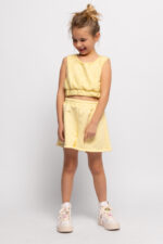 Alice Παιδικό Σετ Σορτς με Δαντέλα για Κορίτσι Κίτρινο S26-A18081-03 - Image 5