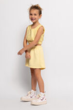 Alice Παιδικό Σετ Σορτς με Δαντέλα για Κορίτσι Κίτρινο S26-A18081-03 - Image 4