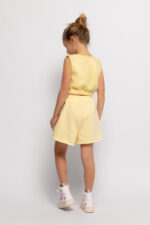 Alice Παιδικό Σετ Σορτς με Δαντέλα για Κορίτσι Κίτρινο S26-A18081-03 - Image 3
