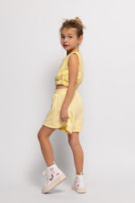 Alice Παιδικό Σετ Σορτς με Δαντέλα για Κορίτσι Κίτρινο S26-A18081-03 - Image 2