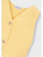 Mayoral Παιδικό Γιλέκο Πλεκτό για Κορίτσι Κίτρινο 26-03385-084 - Image 3
