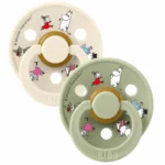 Bibs βρεφική Πιπίλα BIBS X MOOMIN Colour Friends Latex Size 1 Ivory Mix για Αγόρι Εκρού 26-1203101-Latex-Size-1-Ivory