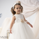 Vinteli Βαπτιστικό Φόρεμα για Κορίτσι Ιβουάρ EXC6507 - Image 3