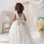 Vinteli Βαπτιστικό Φόρεμα για Κορίτσι Ιβουάρ EXC6507 - Image 2