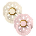 Bibs βρεφική Πιπίλα Boheme Latex Size 2 IVORY/BLOSSOM για Κορίτσι Εκρού 26-Pac-240107-Ivory-Size-2