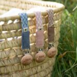 Bibs βρεφικό Κλιπ Πιπίλας Braided Dusty Pink / Baby Pink για Κορίτσι Σάπιο Μήλο 26-9401114-Clip-Dusty-Pink-Baby-Pink - Image 2