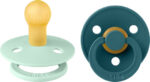 Bibs βρεφική Πιπίλα Colour Latex Size 2 Nordic Mint/ Forest Lake για Αγόρι Μπλε-Μέντα 26-120293-Pac-Size-2-Nordic-Mint - Image 3