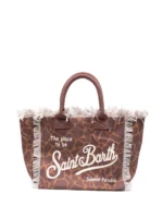 MC2 Saint Barth Παιδική Τσάντα Καφέ COLETTE GIRAFFE SKIN 18 COL0001-00900L