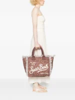 MC2 Saint Barth Παιδική Τσάντα Καφέ COLETTE GIRAFFE SKIN 18 COL0001-00900L - Image 5