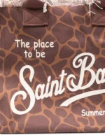 MC2 Saint Barth Παιδική Τσάντα Καφέ COLETTE GIRAFFE SKIN 18 COL0001-00900L - Image 2