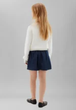 Calvin Klein Παιδική Πλισέ τζιν φούστα Mini Me για Κορίτσι Μαύρο LVCKTJC33G-1BK-Black-Blue-Stone-Wash - Image 4