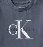 Calvin Klein Βρεφική Μακρυμάνικη μπλούζα με λογότυπο για Αγόρι Μπλε LV1CKTJA49-CHX-Nightshadow-Blue - Image 2