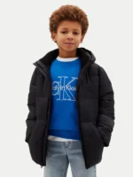 Calvin Klein Παιδικό Φουσκωτό μπουφάν  για Αγόρι Μαύρο LVCKTJM16B-BEH-Pvh-Black