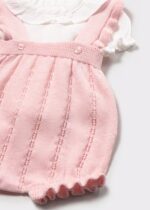 Mayoral Newborn Βρεφικό Σετ Σαλοπέτα Πλεκτή για Κορίτσι Ροζ 26-01637-067 - Image 3