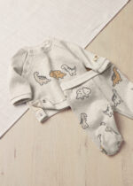 Mayoral Newborn Βρεφικό Σετ για Αγόρι Κρεμ 16-02519-077
