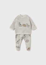 Mayoral Newborn Βρεφικό Σετ για Αγόρι Κρεμ 16-02519-077 - Image 2