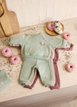 Mayoral Newborn Βρεφικό Σετ Φόρμα για Αγόρι Καφέ 16-02607-021