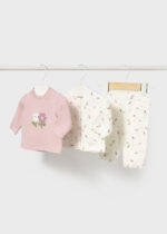 Mayoral Newborn Βρεφικό Σετ Φόρμα για Κορίτσι Εκρού 16-02655-060 – Bild 2