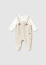 Mayoral Newborn Βρεφική Σαλοπέτα για Αγόρι Λευκό 16-02660-065