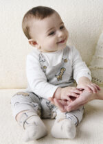 Mayoral Newborn Βρεφική Σαλοπέτα για Αγόρι Κρεμ 16-02661-010