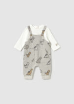 Mayoral Newborn Βρεφική Σαλοπέτα για Αγόρι Κρεμ 16-02661-010 – Bild 2