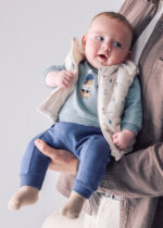 Mayoral Newborn Βρεφικό Σετ Φόρμα για Αγόρι Μπλε 16-02683-069