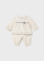 Mayoral Newborn Βρεφικό Σετ για Κορίτσι Καφέ 16-02756-080 - Image 2