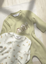 Mayoral Newborn Βρεφικό Φορμάκι για Αγόρι Πράσινο 16-02767-086