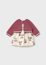 Mayoral Newborn Βρεφικό Φόρεμα για Κορίτσι Μωβ 16-02827-036 - Image 2