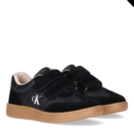 Calvin Klein Παιδικό Αθλητικό Παπούτσι Sneaker με Σκρατς για Αγόρι Μαύρο V1X9-83443-0318-999-BLACK