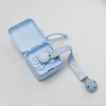 Bibs βρεφικό Κλιπ Πιπίλας Ribbon Dusty Blue για Αγόρι Μπλε 9409314 - Image 2