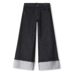 DKNY Παιδικό Παντελόνι για Κορίτσι Μαύρο D62783-Z11